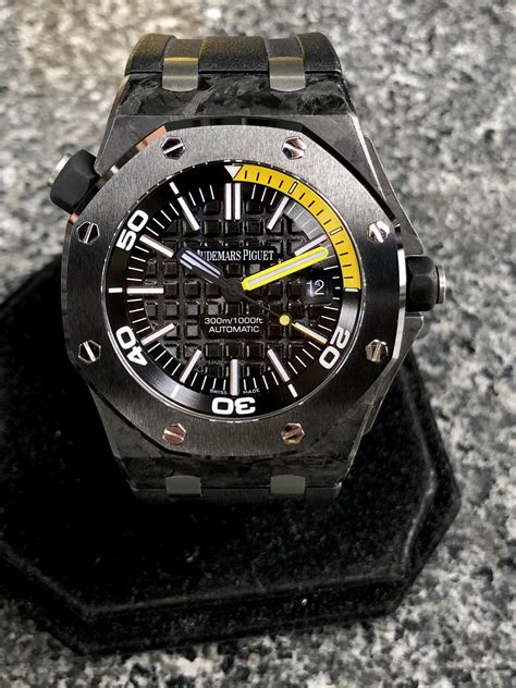 audemars piguet royal oak offshore diver forged carbon price|royal oak offshore for sale.